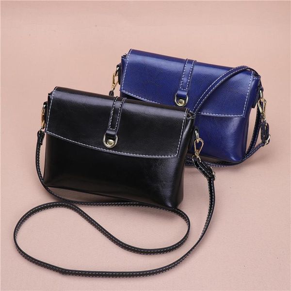 

summer new small bag 2020 new tide leather female bag shoulder messenger korean version of the leather simple small square b