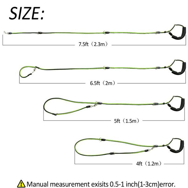 

6 way multi-functional hands dog leash heavy duty nylon pet training leash for medium large dogs re bbyqir
