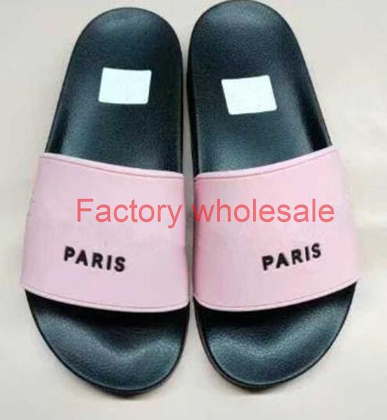 

2021 sell well rubber slippers sandals slides slippers sandals shoes flip flops scuffs for man woman by shoe06 608, Black
