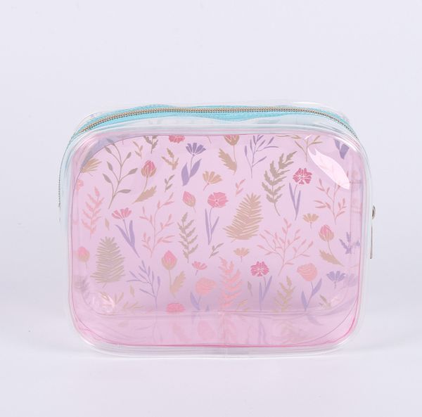 

hbp pvcdirect sales transparent pvc makeup bag travel bag, skin care, bathroom and toiletry bag, lazy people convenient toiletry bag