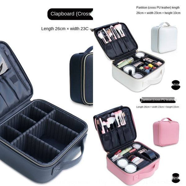 

ulhkg make large cosmetic cosmetic bag and capacitymulti-functionsimple artist professional hand-held make-up portablesmall with travel bag