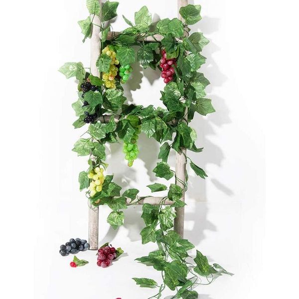 

decorative flowers & wreaths 6pcs artificial ivy vine hanging leaves plant greenery decor party home garden wedding wall