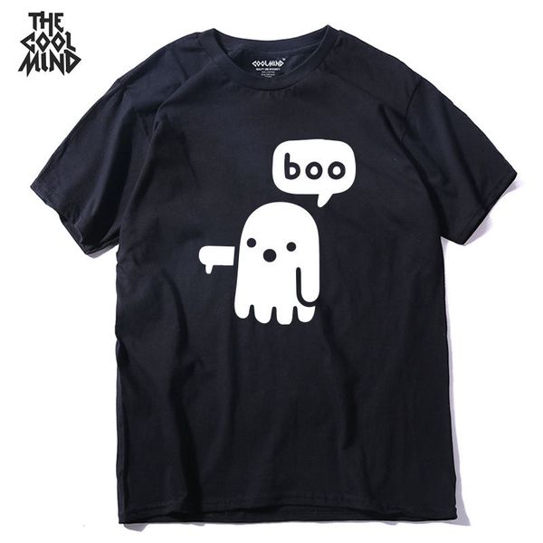 

qi0228a casual short sleeve boo printed lovely men tshirt summer style style loose t-shirt men tees shirt sport hooded sweatshirt hoodie