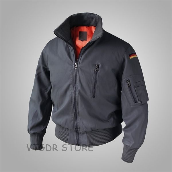 

german air force flying leather jacket for men gaf active military cotton coat 201116, Black;brown