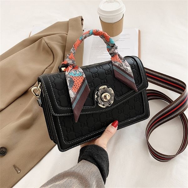 

designer sale this year's popular bag women's 2022 new fashion messenger advanced feeling embossed wide shoulder strap single shou
