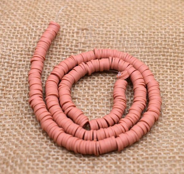 

6 мм плоский круглый полимерный глиняные бусины чип дисковые свободные разные бусины ручной работы для diy ювелирных изделий изготовить брас