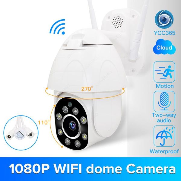 

1080p ptz wifi camera 2mp auto tracking waterproof cctv home security ip camera 4.0x digital zoom speed dome wireless ip