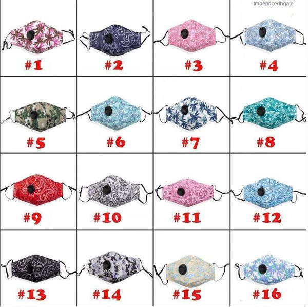 

printed dust-proof smog-proof pm2.5 face new cotton mask pattern camouflage breathing valv rv66