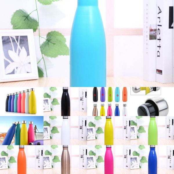 

350ml water bottle cycling camping sports stainless steel double wall vacuum vaso insulation bottles keep warmer flasks 9 nw06c