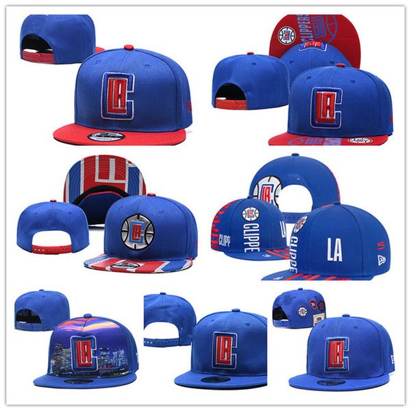 

la clippers men women youth cap new era scatter trucker 9fifty snapback adjustable basketball hat blue, Black
