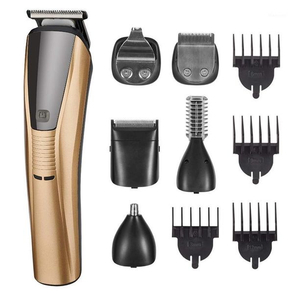 

hair clippers beard trimmer men's cordless clipper nose waterproof usb fast charging low noise1
