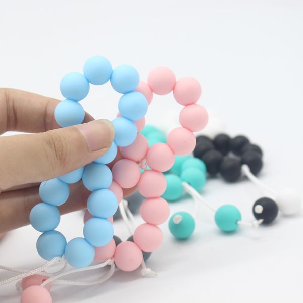 

pacifiers gutta percha bracelet silicone baby bite molars bar baby toy new