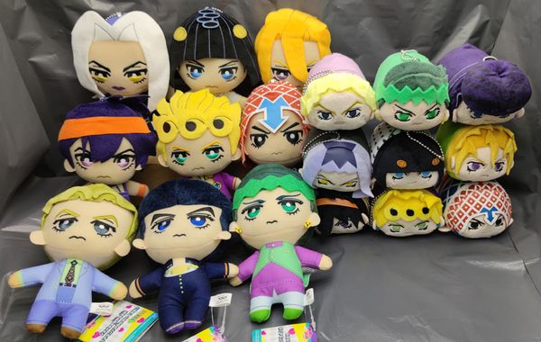 

japan jojos bizarre adventure golden wind buccellati abbacchio fugo yoshikage kira rohan kishibe josuke higashikata plush 1011