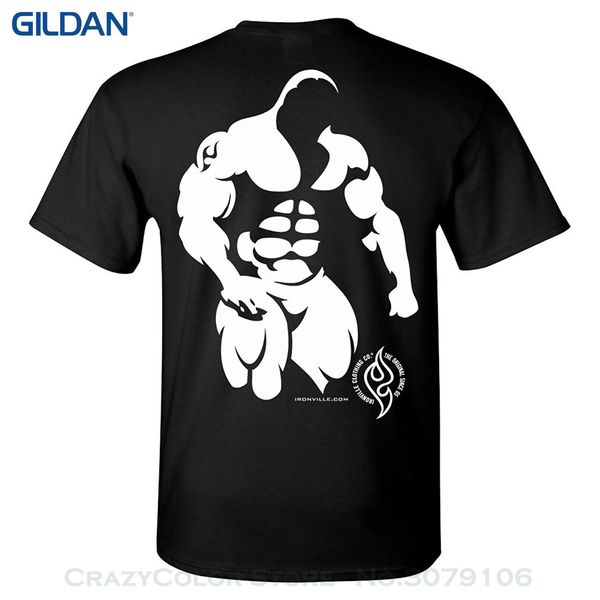 

new 2019 summer fashion t shirts ironville the original ghost bodybuilder bodybuilding t-shirt sport hooded sweatshirt hoodie