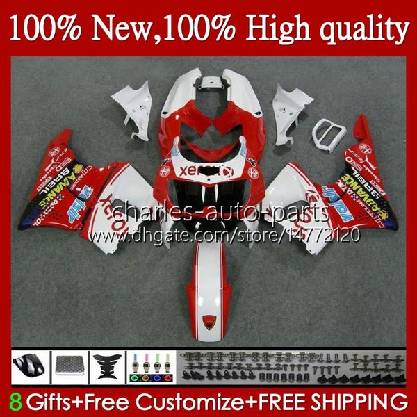 Carrozzeria per HONDA CBR 893RR 900RR CBR893RR 1994 1995 1996 1997 95HC.70 rosso bianco caldo CBR893 CBR900 CBR 900 893 RR CBR900RR 94 95 96 97 Carena