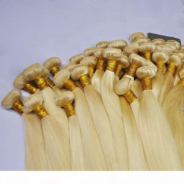 

dhgate горячих продажи 613 цвет волос straight девственные бразильские волосы ткать блондинку пучков волос 3 расслоение lot, свободная dhl, Black