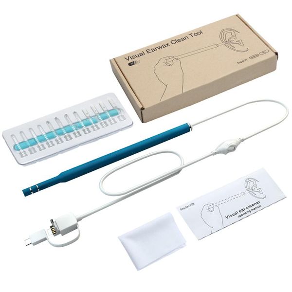 

3 in 1 earwax cleaning endoscope usb 5.5mm visual earpick hd camera spoon otoscope ear cleaner clean tool endoscope
