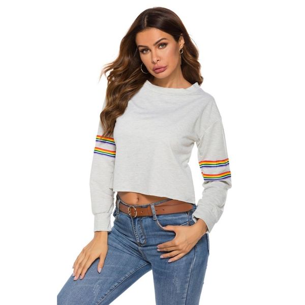 

long sleeve fashion casual sweatshirt, Black