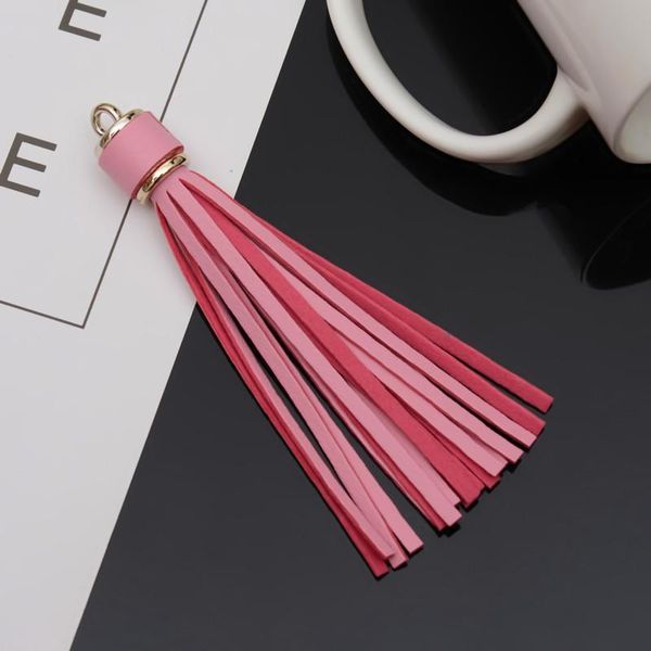 

5pc faux leather long trim tassel fringe diy jewelry make accessories craft tassels handmade garment sewing decoration pendant h jllivg