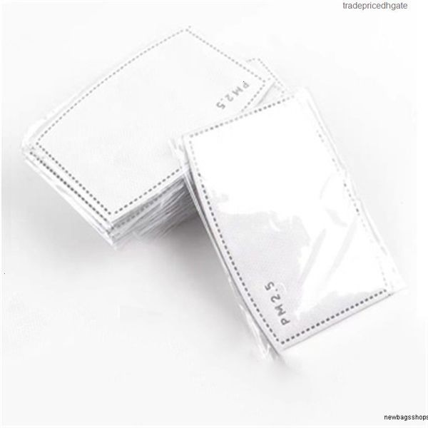 

layers original dustproof insert face mouth mask 5 with activate carbon filter replacement anti pm2.5 smog gasket protective pads