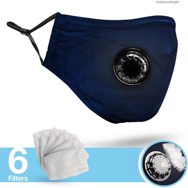 

breathing pm2.5 anti-fog face breath anti-dust fashion mask women men mouth masks with 6pcs fliter 3hqvv