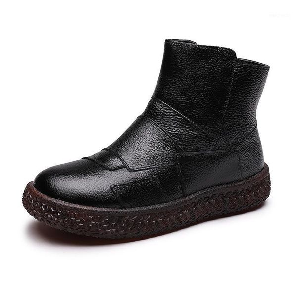 

fashion design boots women shoes round toe women woman female fashion shoes new boots1, Black