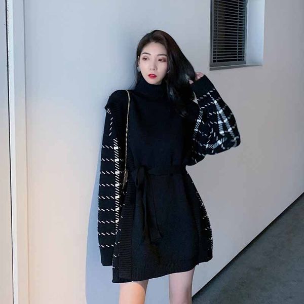 

vmoff dressautumn трикотажной осени подкладочного пальто для детей платья фрачных а и зимой высокого воротник шерстяного платья и рано с поя, Black;gray