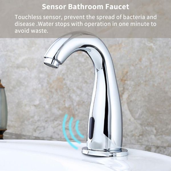 

full copper automatic single cold infrared basin intelligent sensor faucet