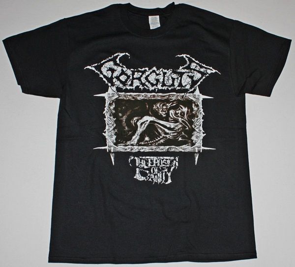 

gorguts эрозию sanity black death metal мор удушья удобная повседневная с коротким рукавом tee спорт толстовка толстовка t shirt