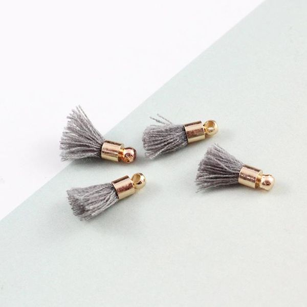 

30pcs 1.5cm mini cotton thread tassels with hats diy craft supplies decorative jewelry bracelet necklace key mobile phone pendan h bbydec