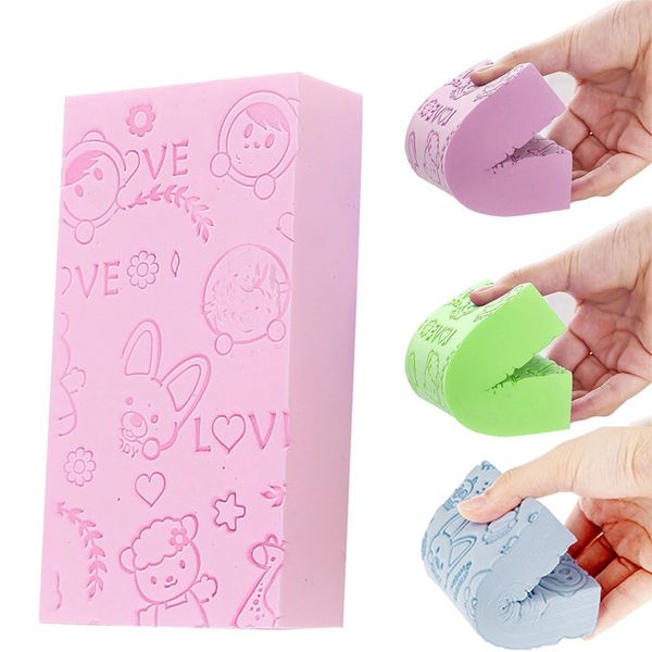 

kid exfoliating body skin bath shower spa brush washing sponge pad soft skin-friendly omfortable and breathable