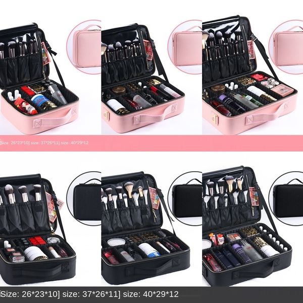 

but8o pink cute girl heart bag female portable large makeup multifunctional simple ins style makeup artist cosmetic bag cosmetic bag euql ca