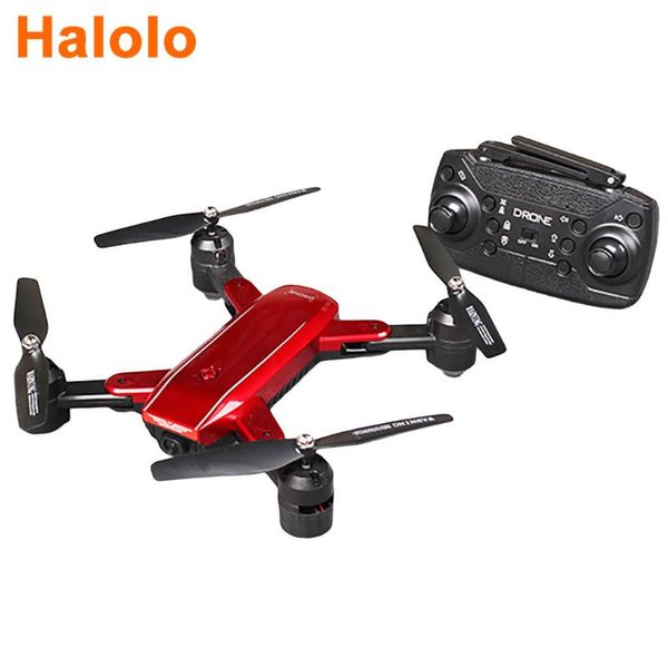 

drones halolo 2.4ghz 4ch 1080p 5mp wifi optical flow dual camera quadcopter with hd flying rc