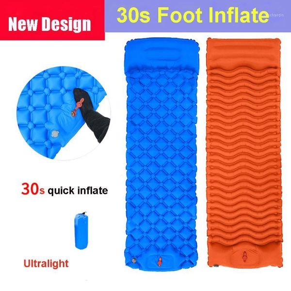 

rooxin self inflating camping mat outdoor mat quick inflation camping pad bed air mattresses cushion with pillow hiking trekking1