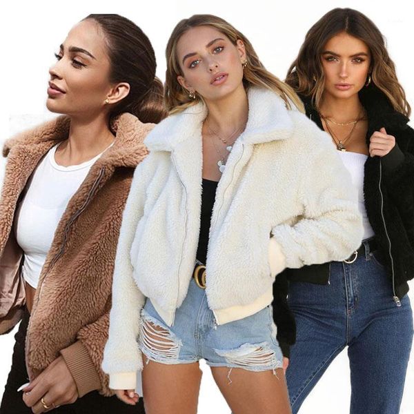

2019 female jacket coat winter warm velvet jacket coat women jackets for women plus size women's autumn jackets women's coats1, Black;brown