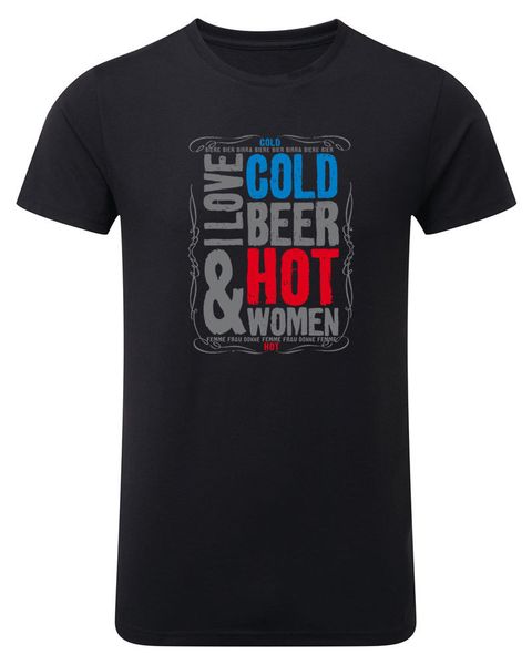 

i love cold beer women kids funny black short sleeve hip hop sport hooded sweatshirt hoodie t shirt