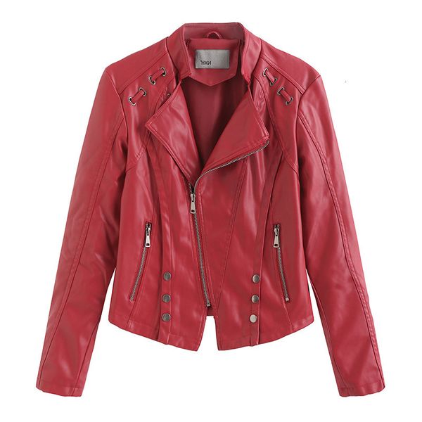 

2020 fashion casual moto leather jackets for womens