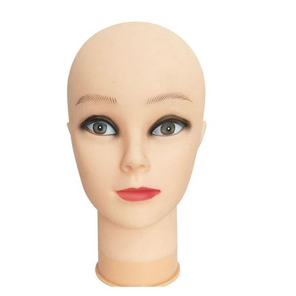 

good 1pcs female mannequin head wigs mannequin head hair mannequin head sqcheo bdehair, White