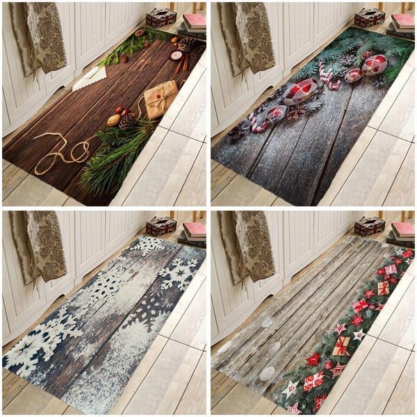 

3d printing christmas tree carpet christmas doormat kitchen rugs for bedroom living room bathroom anti-slip floor mats1