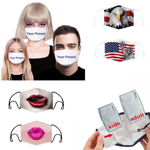 

designer mask adjustable cotton dustproof customized 3d printed mask child personalized individual pack insert pm2 0gh7