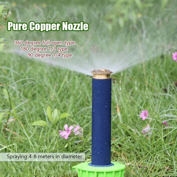 

car cleaning tools 90- up sprinklers pure copper automatic retractable lawn spray nozzle garden supplies watering cooling1