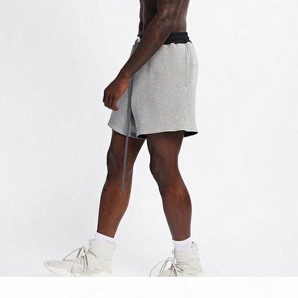 

20ss double-sided wear elastic waist shorts basketball tracksuit pants outdoor street drawstring short pants sport breathable hfymkz215, Black