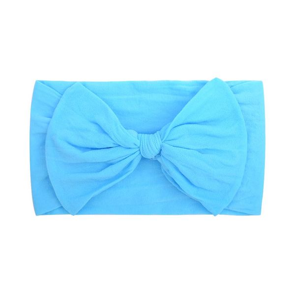 

1 piece soft baby headband elastic knot turban nylon headbands for girls head wrap newborn bow hairband toddler hair accessories q jllryc