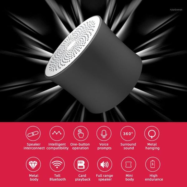 

fdbro new a2 outdoor wireless mini bluetooth speaker subwoofer mini portable wireless tws interconnect bluetooth speaker1