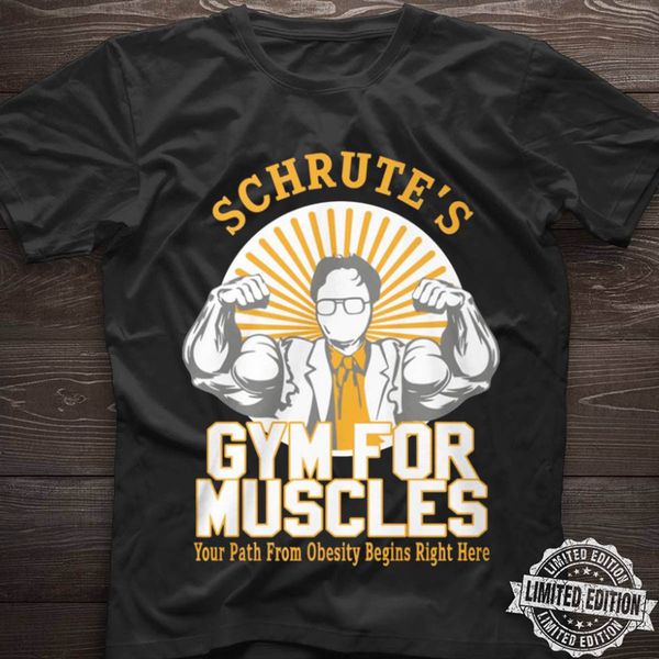 

the office dwight schrute's gym for muscles t shirt black s 6xlcool casual pride t shirt men fashion sport hooded sweatshirt hoodie