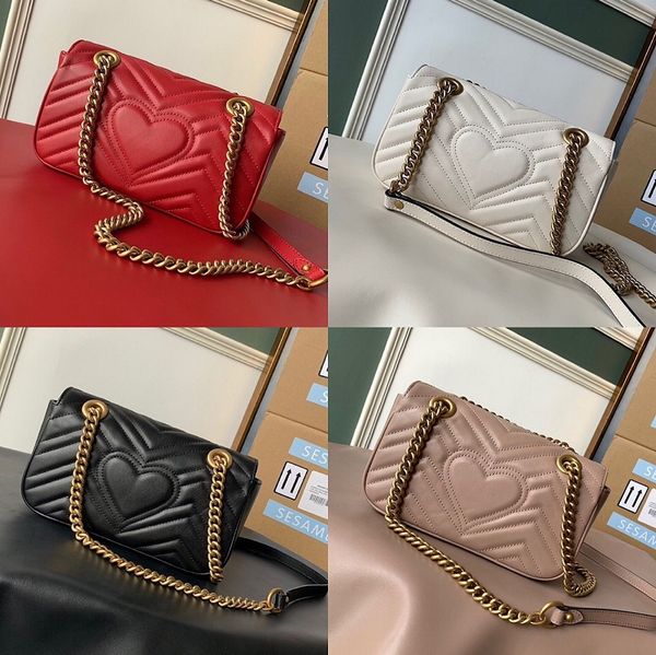 

hh women fashionable luxurys shoulder bags double g new female messenger bag handbag chain wild crack printing wild crossbody bags totes