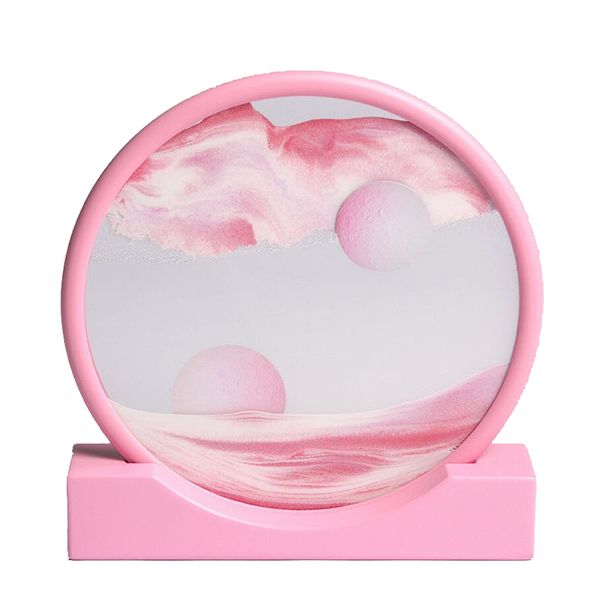 

home furnishings trendy daniel arsham sand circle blue/pink moon mirror hourglass decorative paintings collection art drops