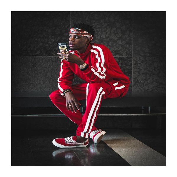

men sweat suit set striped tracksuit ropa hombre polyester zipper jacket & pockets sweatpants jogging homme 2 piece men sets rop lj201117, Gray