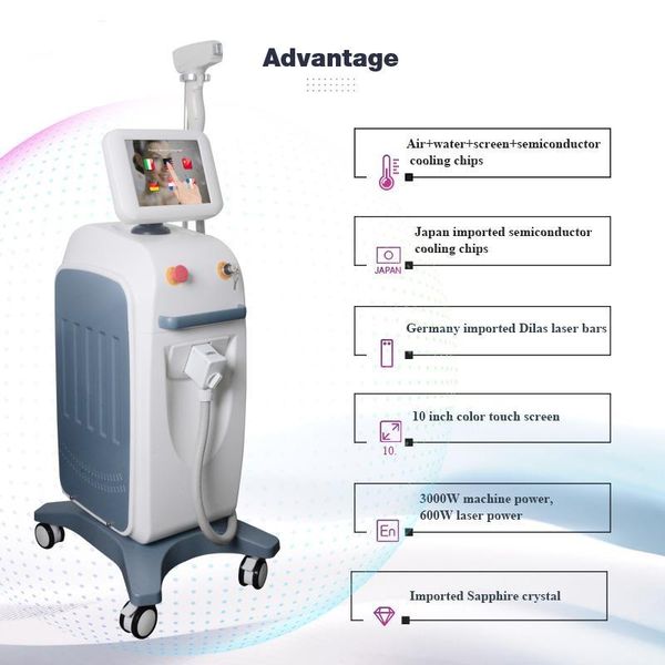 

lightsheer 808nm diode laser hair removal machines professional salon epilator hair remover lumenis lightsheer diode systerm, Black