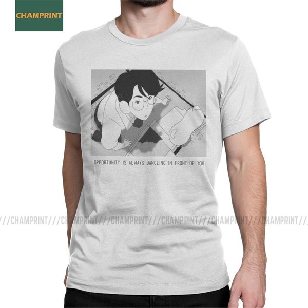 

sport men's t-shirts tatami galaxy opportunity cotton tee shirt short sleeve shinwa taikei akashi manga masaaki t shirts big size